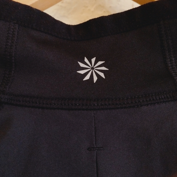 Athleta Black 1/2 Zip Mesh Lining Pullover - Picture 3 of 5